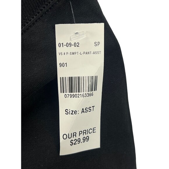 Hanes Ecosmart Women's New Fleece Sweatpants with Open Bottom Legs XL Black Casu - Picture 5 of 6